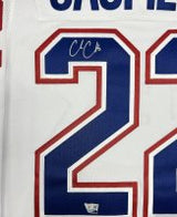 Cole Caufield Autographed Montreal Canadiens White Adidas Authentic Jersey Fanatics