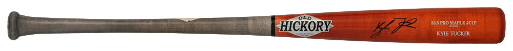 Kyle Tucker Signed Old Hickory Game Model Brown Baseball Bat - (Beckett)