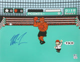 Mike Tyson Signed Nintendo Mike Tyson's Punch Out Video Game 16x20 Photo (Beckett)
