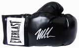 Mike Tyson Signed Everlast Black Full Size Boxing Glove