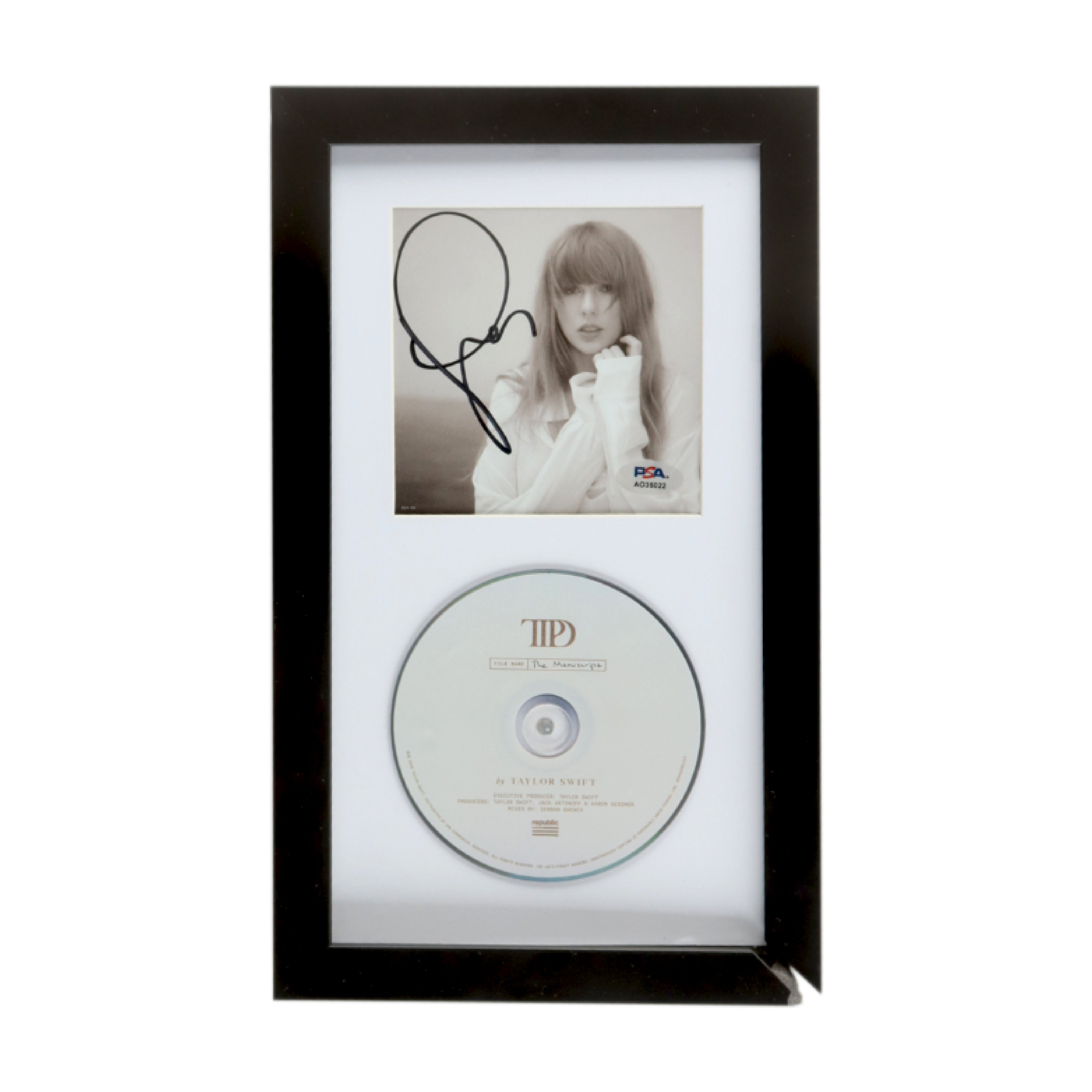 TaylorSwift サイン入り写真付きCD Taylor Swift - The Life of a Showgirl CD + Hand Signed Photo 3