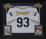 The Sandlot Cast (6) Guiry, Leopardi, York +3 Signed Framed Jersey BAS Witnessed