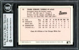 Frank Thomas Autographed 1990 ProCards Rookie Card #46 Birmingham Barons Beckett BAS Stock #185227