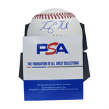Tim Tebow Autographed Official MLB Baseball. PSA Authentication.
