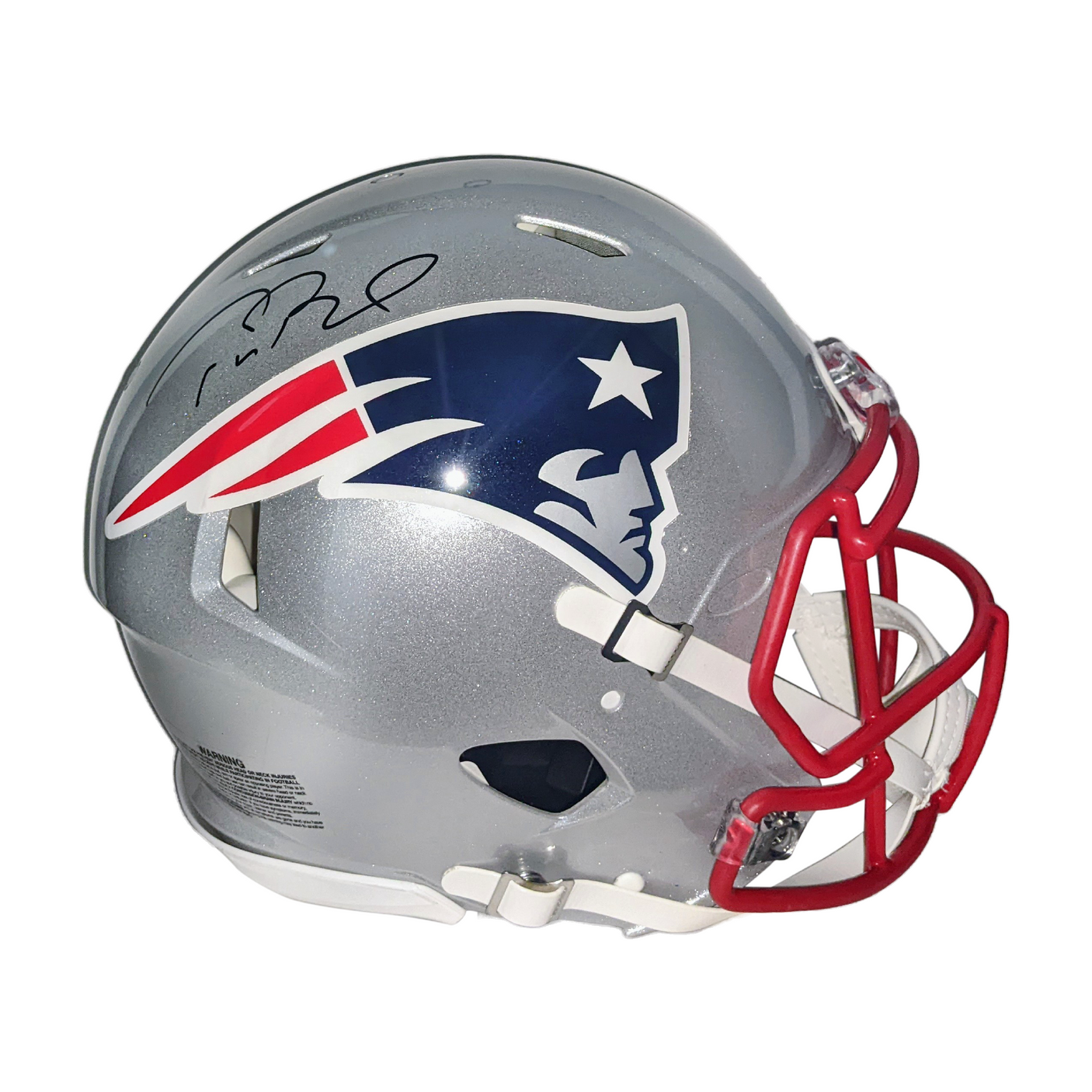 Tom Brady Autographed Hand Signed Riddell New England Patriots Speed Full Size Authentic Pro Football Helmet - Fanatics Authentication
