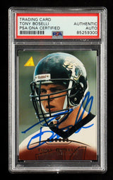 Tony Boselli Signed 1995 Pinnacle RC Autograph Authentic