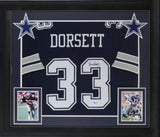 Tony Dorsett Authentic Signed Navy Pro Style Framed Jersey BAS Witnessed