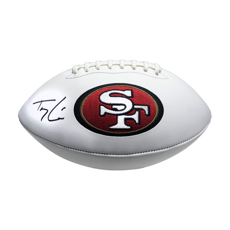 Trey Lance Signed Authentic Football San Francisco 49ers NFL 