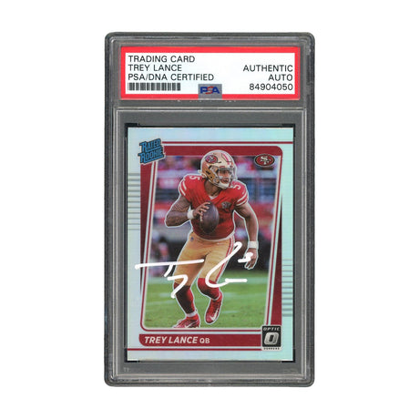 Trey Lance Signed Authentic PSA/DNA Optic San Francisco 49ers NFL PSA