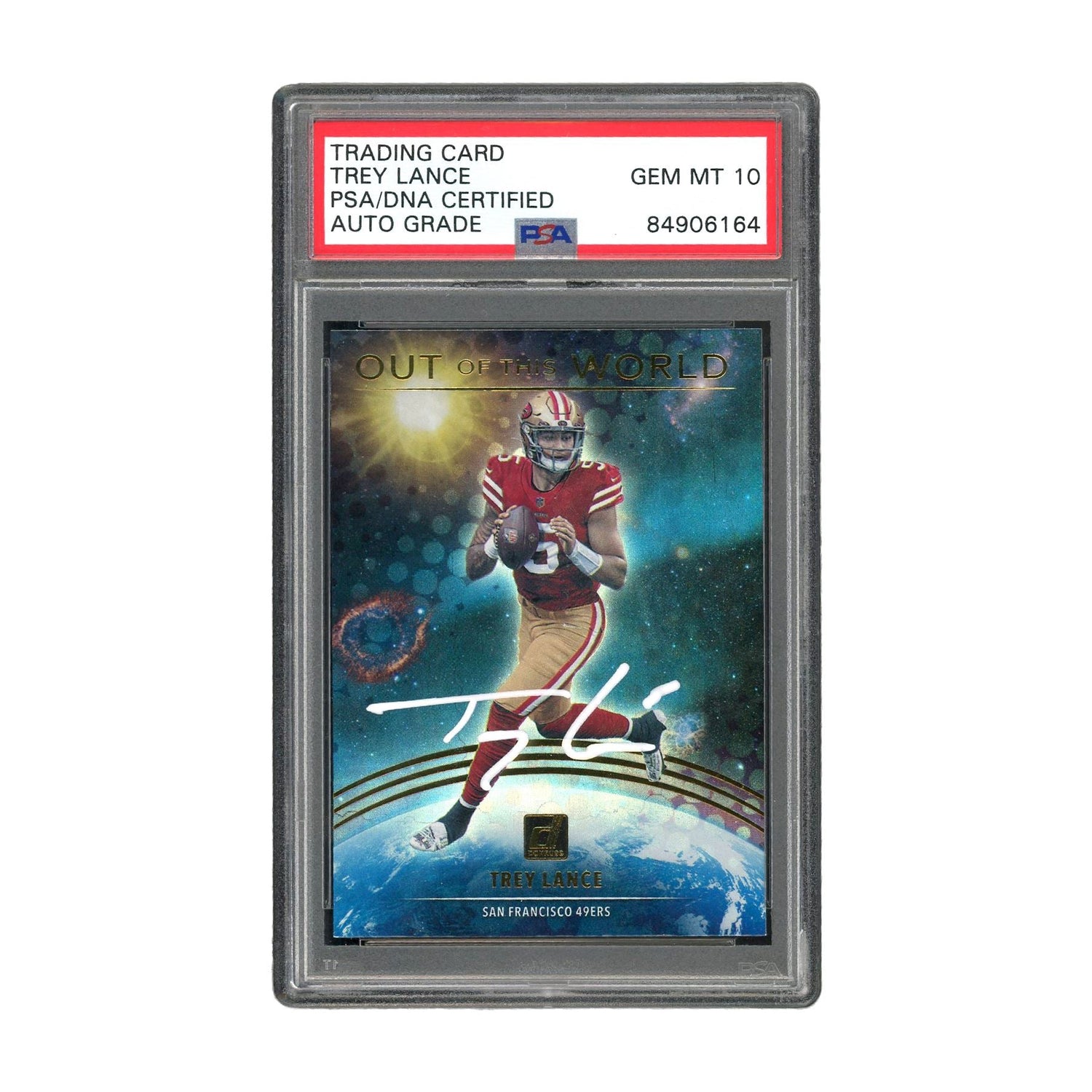 Trey Lance Signed Authentic PSA/DNA Panini San Francisco 49ers NFL