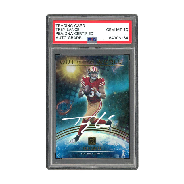 Trey Lance Signed Authentic PSA/DNA Panini San Francisco 49ers NFL