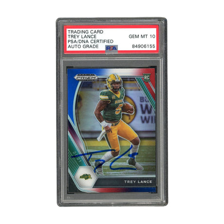 Trey Lance Signed Authentic PSA/DNA Gem Mint 10 Auto NCAA