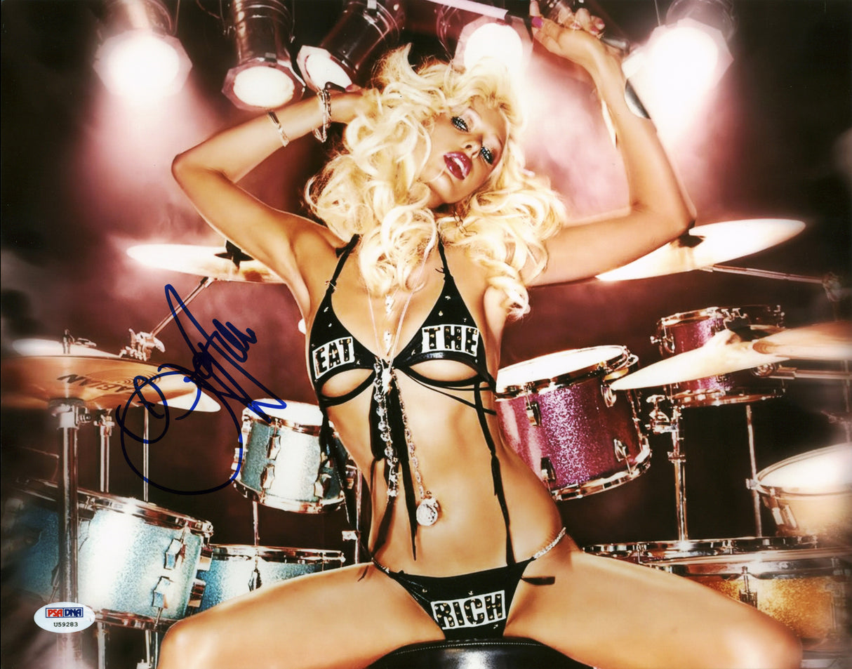 Paris Hilton The Simple Life Authentic Signed 11x14 Sexy Photo PSA/DNA #U59283