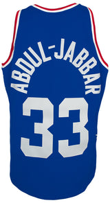 Kareem Abdul Jabbar 1985 NBA All Star Game Blue Mitchell & Ness (M&N) NBA Swingman Basketball Jersey (Size XXL)