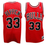 Scottie Pippen Chicago Bulls Red Mitchell & Ness NBA Swingman Basketball Jersey (Size Large)