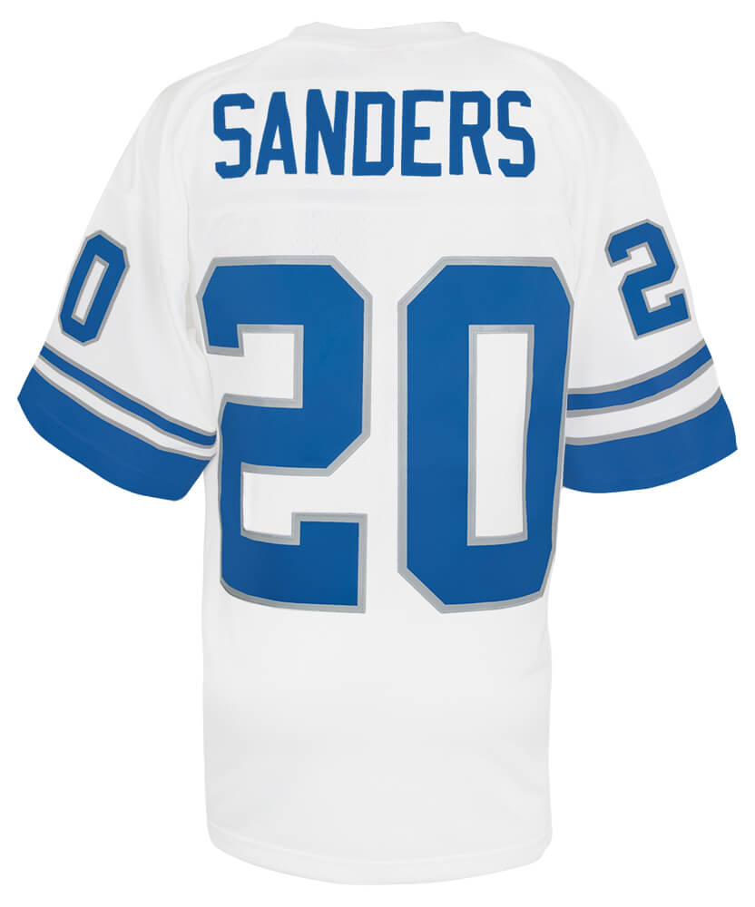 Barry Sanders Detroit Lions 1996 White Throwback NFL Legacy Football Jersey (Size X-Large)