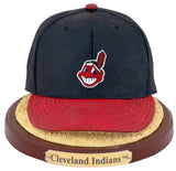Cleveland Indians Team Hat (Chief Wahoo) Statue Figurine - The Memory Company