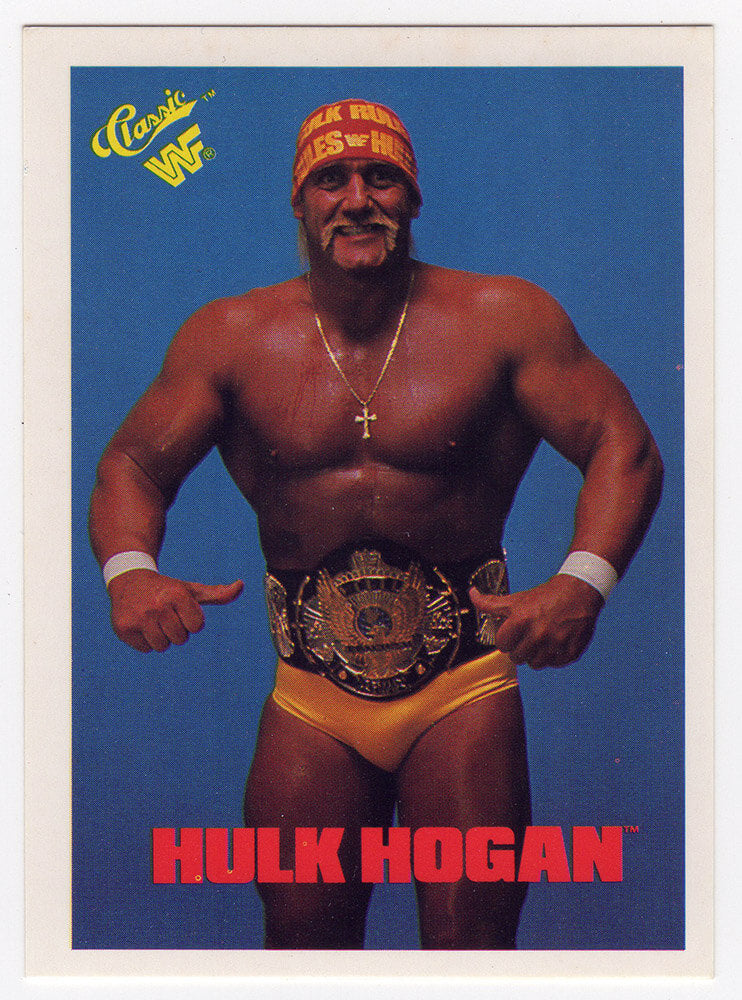 Hulk Hogan 1990 Classic WWF Wrestling Trading Card #1 - (Lot of 7)