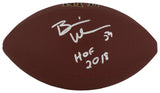 Brian Urlacher Signed Wilson Super Grip Full Size NFL Football w/HOF'18