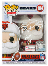 Brian Urlacher Signed Chicago Bears 'SANTA' Funko Pop Doll #184 w/HOF'18