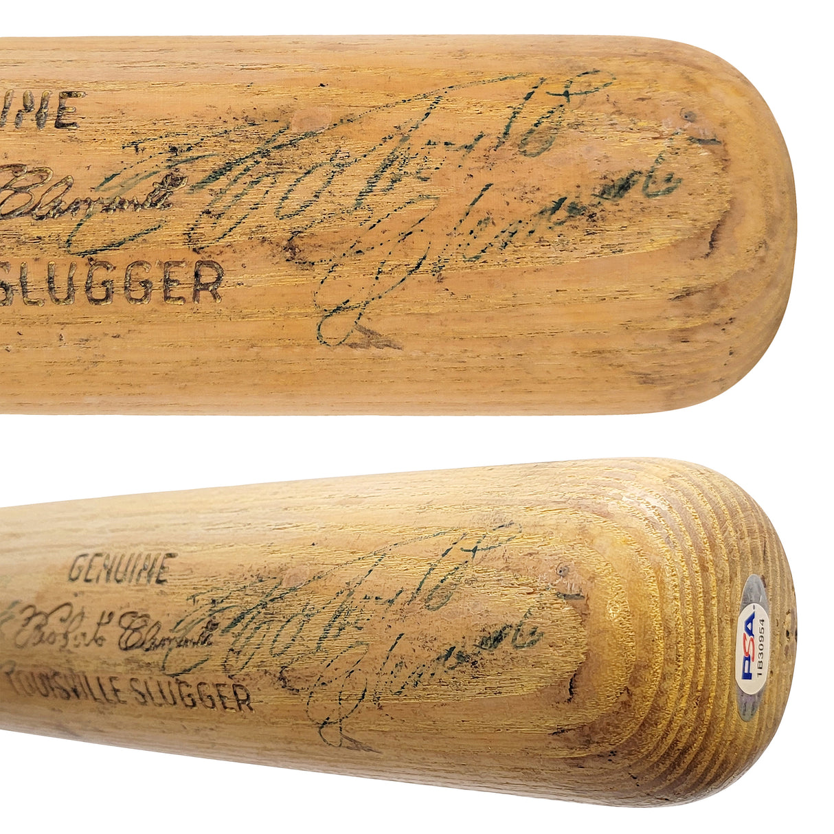 Roberto Clemente Autographed 1965-69 Game Model U1 Louisville Slugger Bat Pittsburgh Pirates "Lots of Luck Best Wishes" PSA/DNA, Beckett BAS, & JSA SKU #212086