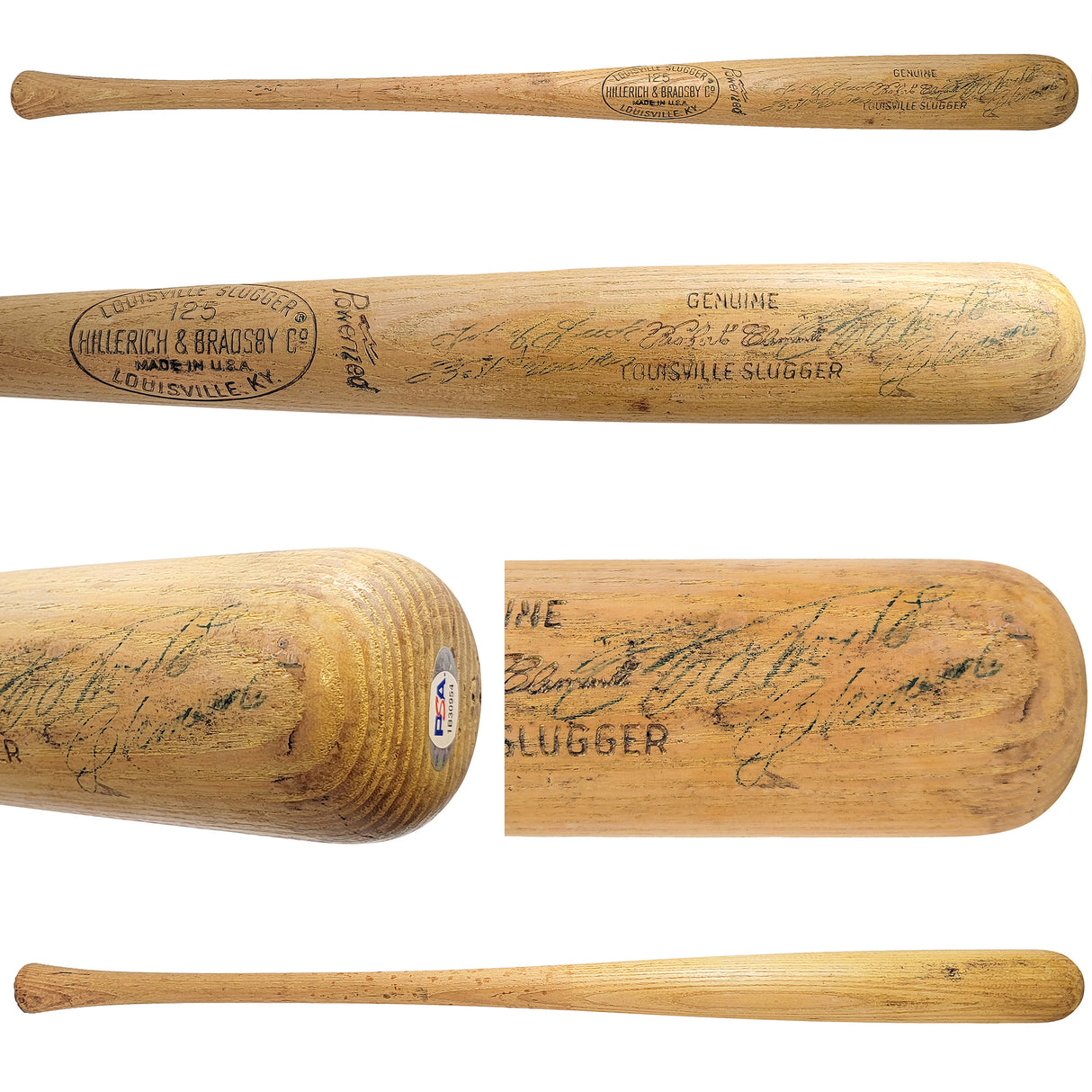 Roberto Clemente Autographed 1965-69 Game Model U1 Louisville Slugger Bat Pittsburgh Pirates "Lots of Luck Best Wishes" PSA/DNA, Beckett BAS, & JSA SKU #212086
