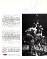 Bill Bradley Autographed Magazine Page Photo New York Knicks PSA/DNA #V57463