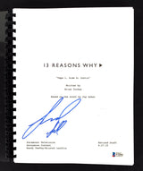Brandon Larracuente "Jeff" Signed 13 Reasons Why Pilot Tv Script BAS #V72552
