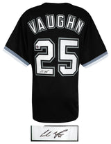 Andrew Vaughn Signed Black Custom Baseball Jersey - (Beckett)