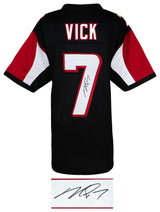 Michael Vick Signed Black T/B Custom Jersey