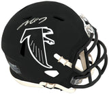 Michael Vick Signed Atlanta Falcons T/B (90-02 Style) Riddell Speed Mini Helmet