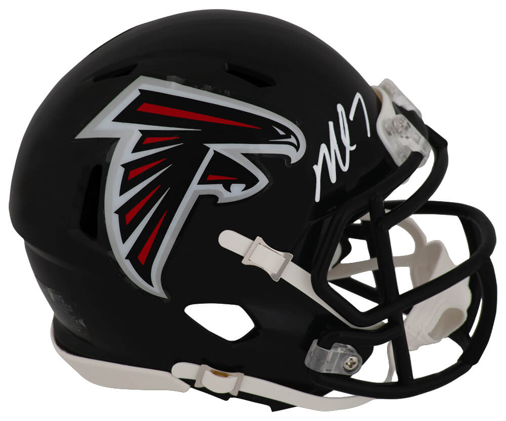 Michael Vick Signed Atlanta Falcons T/B (2003-2019 Style) Riddell Speed Mini Helmet