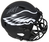 Michael Vick Signed Philadelphia Eagles Eclipse Black Matte Riddell Full Size Speed Replica Helmet