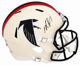 Michael Vick Signed Atlanta Falcons RETRO Riddell Full Size Speed Replica Helmet