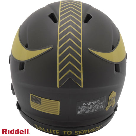 Minnesota Vikings Riddell Salute To Service 2025 Mini Helmet NFL