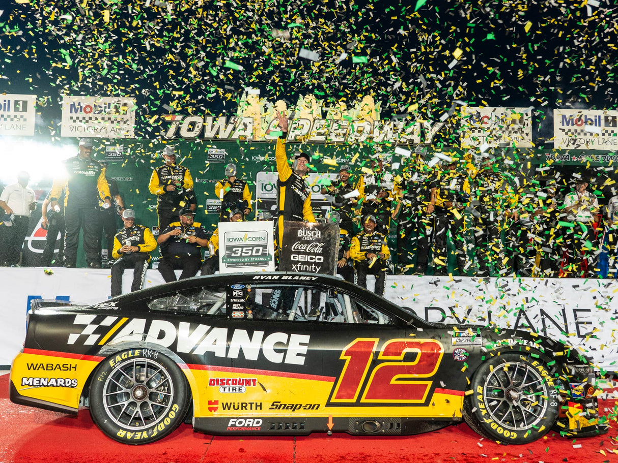 Ryan Blaney 2024 Iowa Win Diecast | Signed 1:24 Raced Version | Pre-Order