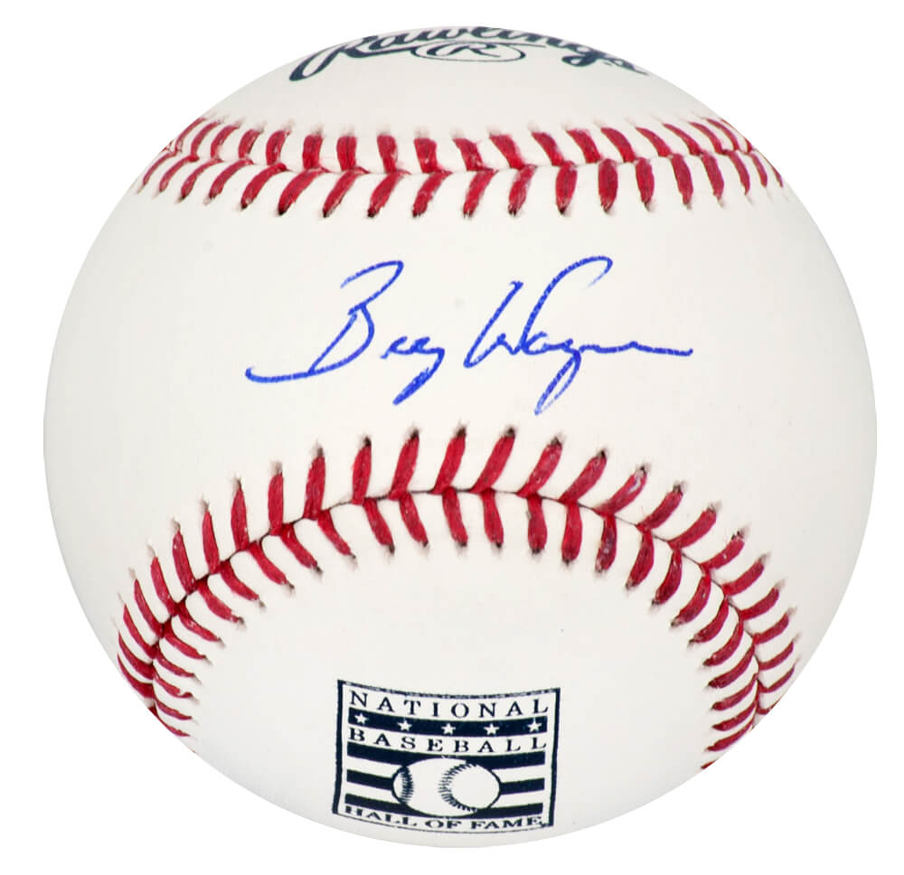 Billy Wagner Signed Rawlings Hall of Fame Logo MLB Baseball