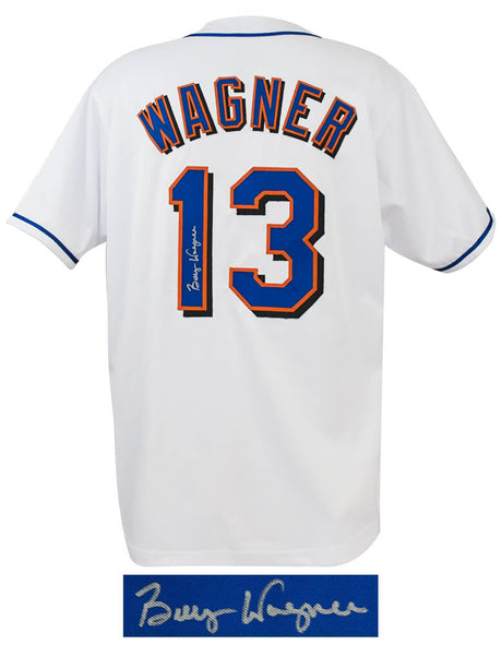 Billy Wagner Signed White Custom Baseball Jersey