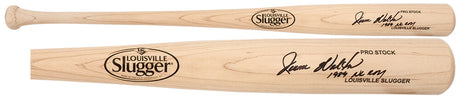 Jerome Walton Signed Louisville Slugger Pro Stock Blonde Baseball Bat w/1989 NL ROY