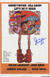 Jimmie Walker Signed Let's Do It Again 11x17 Movie Poster w/JJ
