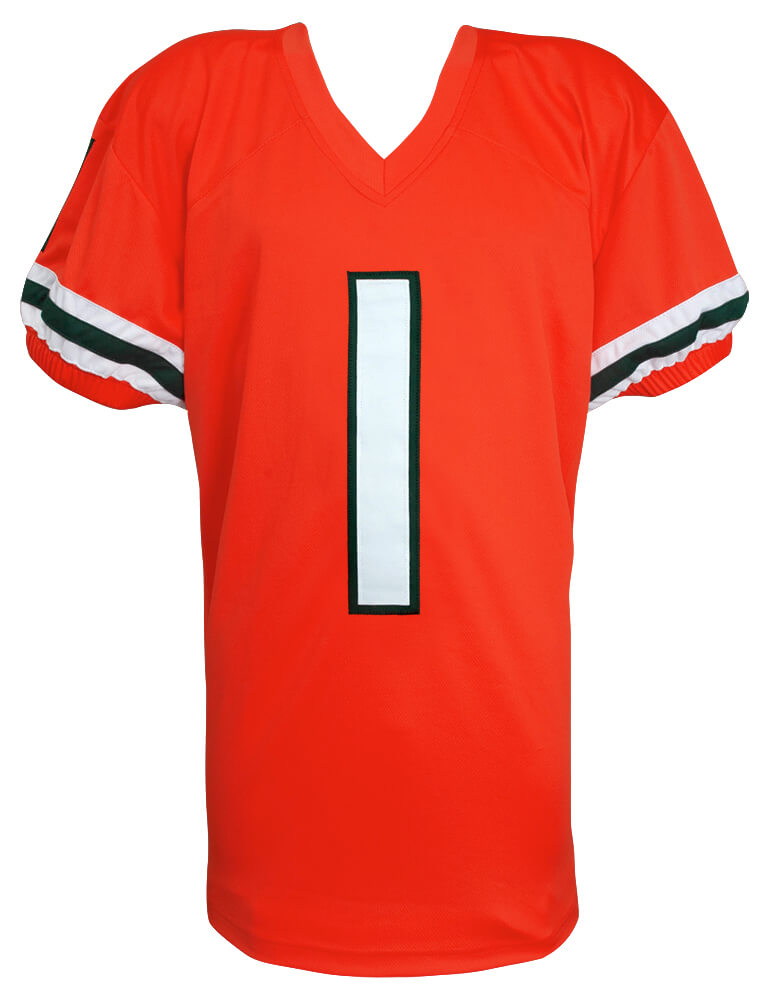 Cam Ward Signed Orange Custom College Football Jersey - (JSA)