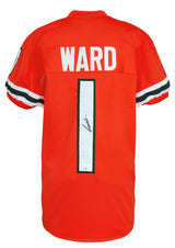 Cam Ward Signed Orange Custom College Football Jersey - (JSA)