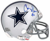 Chris Warren Signed Dallas Cowboys Riddell (VSR4) Mini Helmet