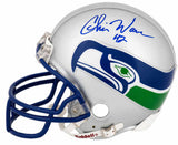 Chris Warren Signed Seattle Seahawks Throwback Riddell (VSR4) Mini Helmet