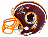 Don Warren Signed Washington Throwback Riddell (VSR4) Mini Helmet w/Hogs