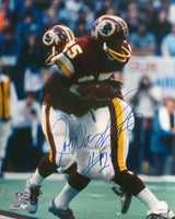 Joe Washington Signed Washington Football Team Red Jersey Handoff Action 16x20 Photo