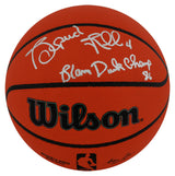 Spud Webb Signed Wilson Indoor/Outdoor NBA Basketball w/Slam Dunk Champ '86