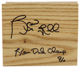 Spud Webb Signed 5x6 Floor Piece w/Slam Dunk Champ 86