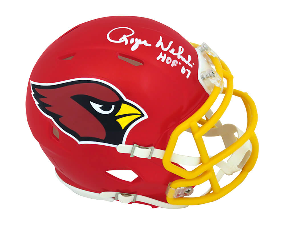 Roger Wehrli Signed Arizona Cardinals FLASH Riddell Speed Mini Helmet w/HOF'07