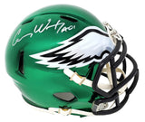 Carson Wentz Signed Philadelphia Eagles Chrome Riddell Speed Mini Helmet